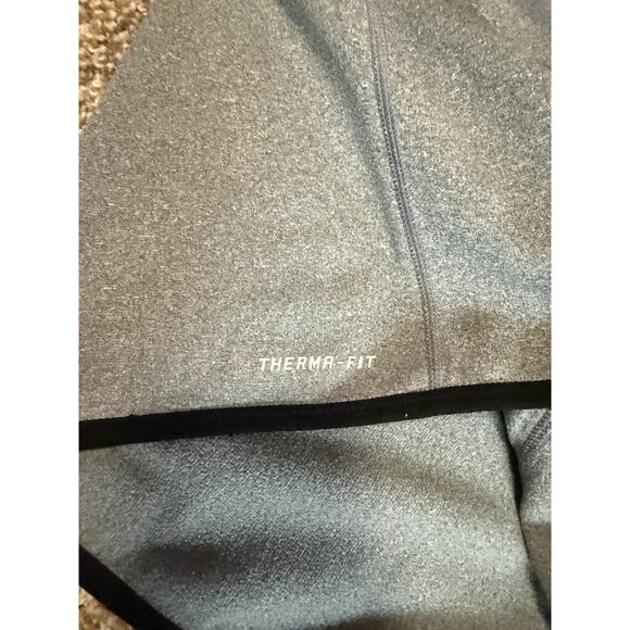 Nike Gray With speckled black and white Nike Swoosh And Funnel Hoodie Size L - Picture 9 of 14